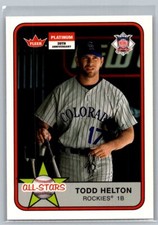 2001 Fleer Platinum All-Stars #295 Todd Helton Colorado Rockies Baseball Card