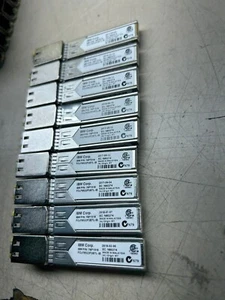 Lot of 10 IBM 78P1518 Finisar  FCLF8522P2BTL-IB Copper RJ-45 Modules - Picture 1 of 4