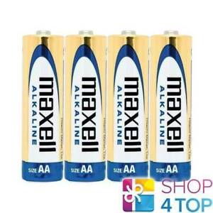 4 Maxell Alkaline Aa R6 Batteries 1.5V MN1500 AM3 E91 Exp 2023 New