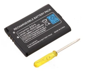 STRAßE GAME Batterie pour Nintendo 2DS / New 2DS XL / 3DS / Manette Switch Pro – 2000 mAh