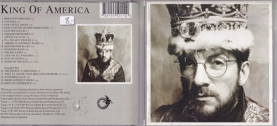 The Costello Show – King Of America CD Demon Records - Bild 1 von 1