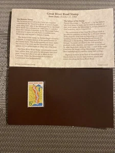 1966 GREAT RIVER ROAD POSTAL COMMEMORATIVE SOCIETY FIRST DAY ISSUE STAMP NEW - Picture 1 of 5
