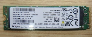Genuine SK Hynix 128 GB Solid State Drive SSD SATA M.2 HFS128G39TNF-N2A0A BB - Afbeelding 1 van 1