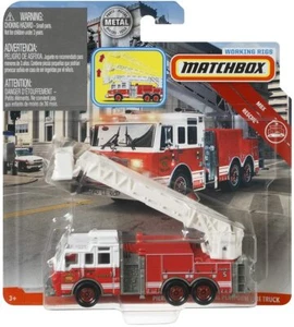 MATCHBOX WORKING RIGS: PIERCE VELOCITY AERIAL PLATFORM FIRE TRUCK 2018 FWD48 - Picture 1 of 7
