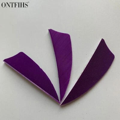 50 PIEZAS 2 pulgadas escudo tiro con arco flecha pluma plegado para caza ala derecha Foto 1 de 4