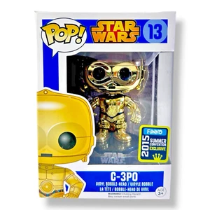 Funko Pop! C-3P0 #13 SHELF WEAR Summer Convention 2015 Disney Star Wars New - Picture 1 of 12