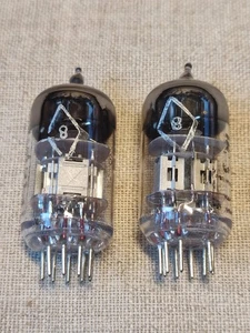 2 pcs. 6N2P-EV Voskhod / ECC83 Double Triode Tubes I.1974' Same Date, Rare - Picture 1 of 7