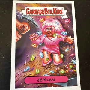 Tarjeta para niños Jem 1980 dibujos animados Topps cubo de basura - Imagen 1 de 1