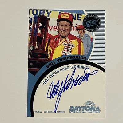 Cale Yarborough 2007 Press Pass Authentics Signings 094/150 - Image 1 of 2