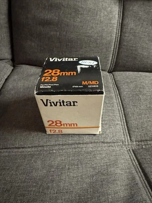 Vivitar MC Auto 28mm F2.8 Wide Angle Lens for Minolta Good Optics - Image 1 of 3