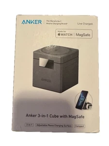 Anker MagSafe Support de Chargeur, Chargeur sans Fil, Cube 3 en 1 - Photo 1 sur 2