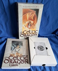 The Celtic Dragon Tarot Card Deck with Guide Book - D J Conway & Lisa Hunt 1999 - Picture 1 of 9