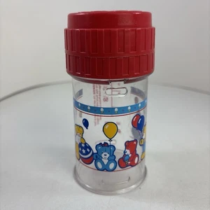 Vintage Playtex Decorated Nurser Drop In 4 oz Baby Bottle no nipple BEARS - Picture 1 of 3