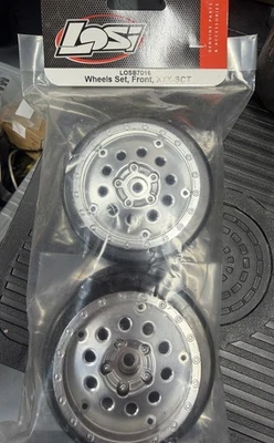 Losi LOSB7016 Front Wheels Set (2) for XXX-SCT Brand New Old Stock NOS Vintage - Image 1 of 3