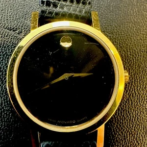Movado Museum Wristwatch for Men Model 87. A1.832 Original Leather Band - Picture 1 of 3