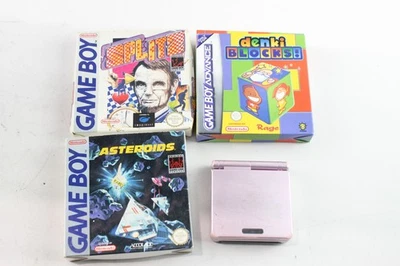 Nintendo Gameboy Advance SP Console Working w/ Boxed Games  - Image 1 of 4