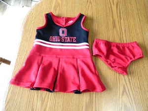 Ohio State Team Athletics Cheerleader 2 Piece Outfit Size 18 Months VGUC - Picture 1 of 3