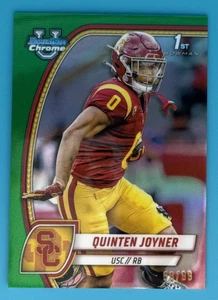 Quinten Joyner (/99) 2024 Bowman University Chrome Green Refractor #146 - Bild 1 von 2