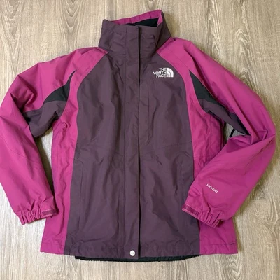 Chaqueta HyVent 3 en 1 para mujer The North Face ciruela magenta impermeable mediana M Foto 1 de 4