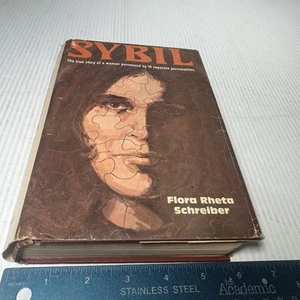 SYBIL FLORA RHETA SCHREIBER 1973 1ST EDITION HCDJ MULTIPLE PERSONALITIES - Picture 1 of 6
