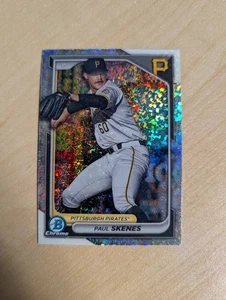 2024 Bowman - Chrome Prospects Paul Skenes #BCP-125 Mini-Diamond Refractor (RC) - Picture 1 of 2