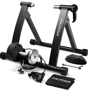 Alpcour Magnetic Flywheel Bike Trainer Stand Stationary Bicycle Training - Picture 1 of 4