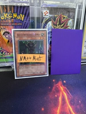 YuGiOh Man-Eater Bug LDB-P108 LOB-108 Super Rare 1st Edition Portuguese 011 NM++ - Image 1 of 4