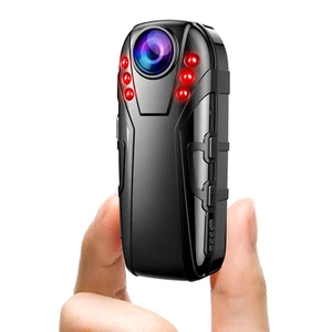 BOBLOV 1080P HD 64GB Small Body Camera IR Night Vision Wearable Video Dash Cam - Picture 1 of 10