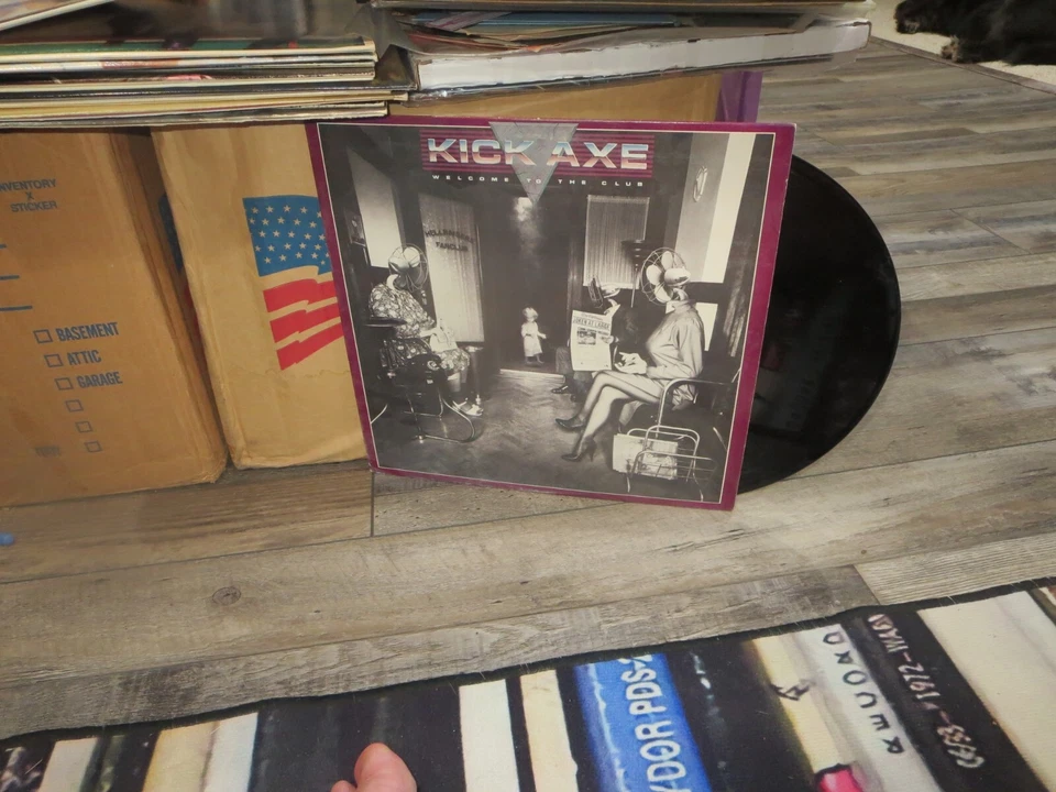 Kick Axe - Welcome To The Club - Promo Copy - Title - Feel The Power - VG+ - Image 1 of 1