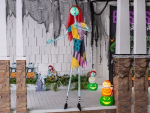 Nightmare Before Christmas Sally 66" Light-Up Halloween Prop Disney Poseable New - Picture 1 of 1