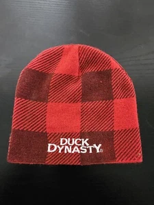 Duck Dynasty Red Checkered Beanie Cap - Picture 1 of 5