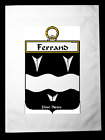 FLAG COAT OF ARMS FAMILY CREST - Farrants Fehrend Ferot Ferrand Ferrant Ferrante