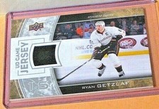 2013/14 RYAN GETZLAF Upper Deck GAME JERSEY (Black) Series1   GJ-RG
