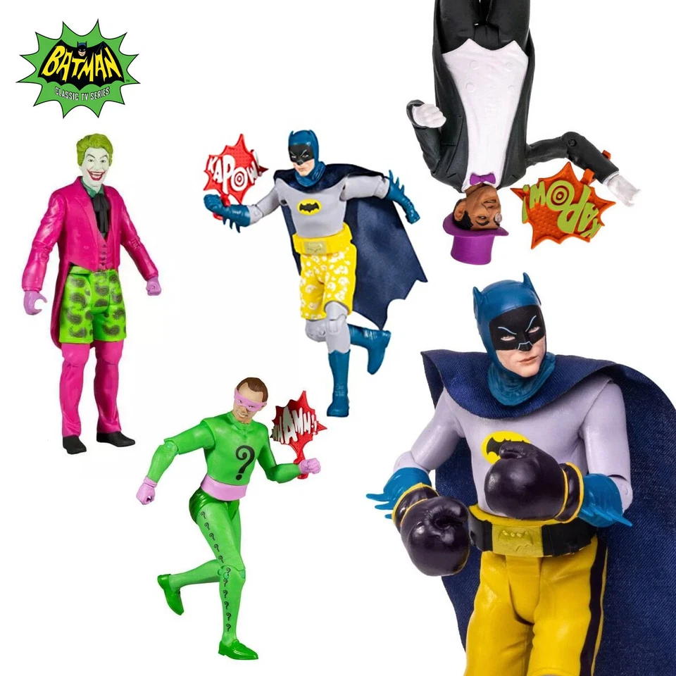 Mc Farlane Toys DC Comics Classic TV Series Batman Action Figure a Scelta Nuova - Immagine 1 di 1
