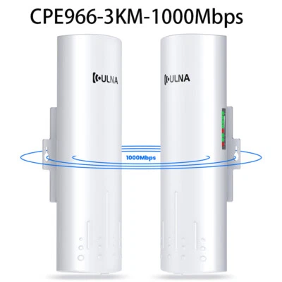 UEEVII 5.8G Gigabit Wireless Bridge Network Ethernet Outdoor Point to Point WIFI Bridge