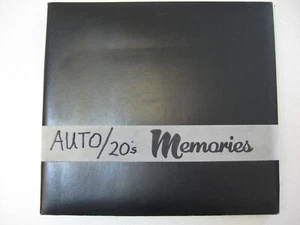 VINTAGE AUTO 20's MEMORIES 1920's ANTIQUE AUTOMOBILE ADVERTISING SCRAP BOOK - Picture 1 of 15