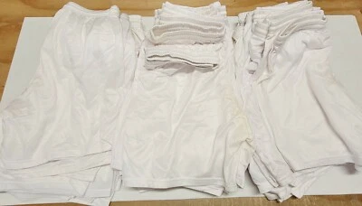 Pantalones Cortos de Trabajo Adulto Hombre Malla Lisa XL SIN Bolsillos - Nuevos con Defecto Lote a Granel 36 pares Foto 1 de 4