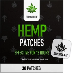 Stronglife Hemp Patches - 30 Hemp Oil Patches - 70Mg per Pack with Total of 2100 - Picture 1 of 12
