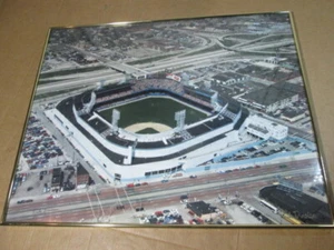Detroit Tiger Stadium 1984 28x22 Aerial Photo Dan Petry`s No Hitter Try Sun 4/29 - Picture 1 of 12