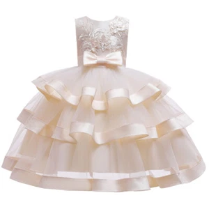 Little Girls Layered Tulle Princess Dress Wedding Party Pageant Birthday Dress - Picture 1 of 30