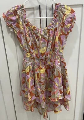 Exuberantes Pantalones Cortos para Mujer Mameluco 1 Pieza Talla Grande Fuera del Hombro Flores Florales Foto 1 de 4