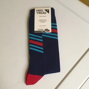 REPLICATES PORSCHE MARTINI RACING COLOR BLUE BASE AS SOCK PATTERN. NWT USA 4~7.5 - Picture 1 of 12