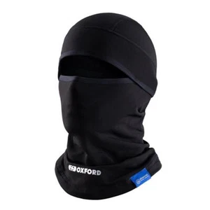 Oxford Advanced WarmDry Thermal Motorcycle Motorbike Head Balaclava Neck Warmer - Picture 1 of 9