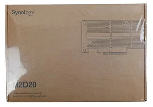 Synology M2D20 - Carte adaptateur SSD double PCIe x8 M.2 pour SSD NVMe - Photo 1/2