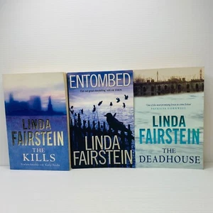 Lote de 3 libros de Linda Fairstein The Kills, The Deadhouse, enterrados paquete grande de PB - Imagen 1 de 9