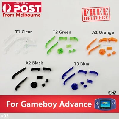 New Replacement Buttons A B Button D-pad for Nintendo Gameboy Advance - Image 1 of 4