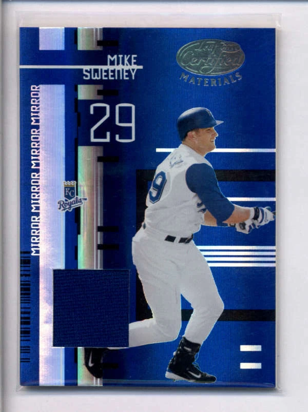 Jersey Mike Sweeney 2005 hoja certificado espejo azul usado usado #084/100 aj3071 Foto 1 de 1