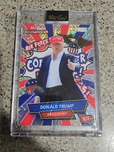 2024 Wild Card Comix Alumination President Donald J Trump  #6/7 Air Force One  - Imagen 1 de 3