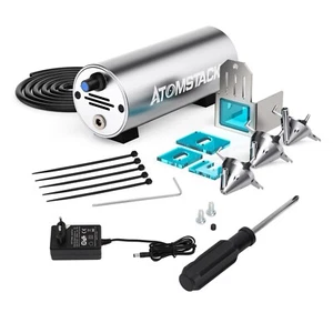 Kit de asistencia de aire BURNLAB F30 usado para grabador láser, enchufe de EE. UU. - Imagen 1 de 9
