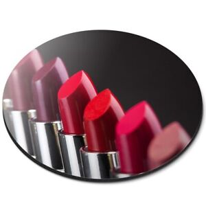 Round Mouse Mat Red Lipstick Shades Lip Beauty #51871